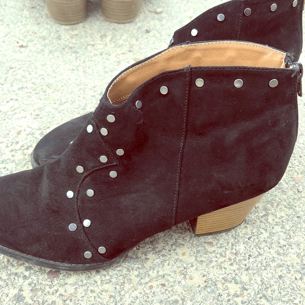 2-inch booties, ankle boots